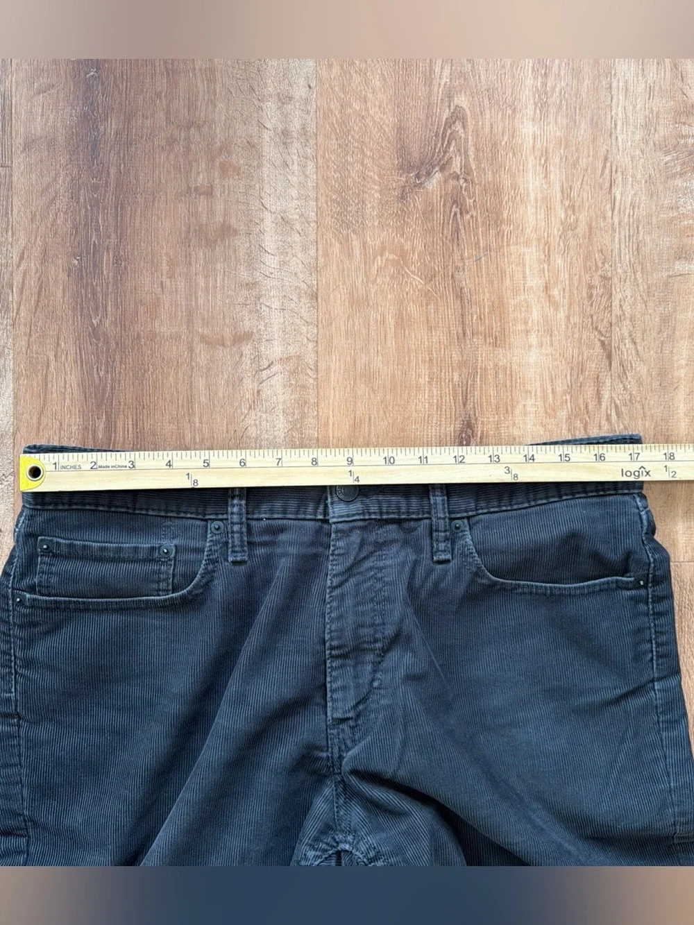 Levi's 514 Men's 34 Black Corduroy Straight Fit Pants Fall Classic